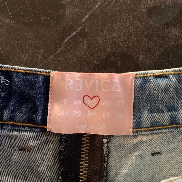 REVICE High Rise Shorts 25 NWOT - Picture 2 of 5